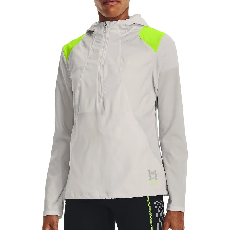 lightweight quilted jacket for women -Under Armour Run Anywhere Womens Running Anojacket - Grey