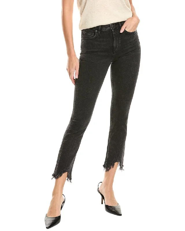 women's plus-size bootcut denim -Maje Black Skinny Jean