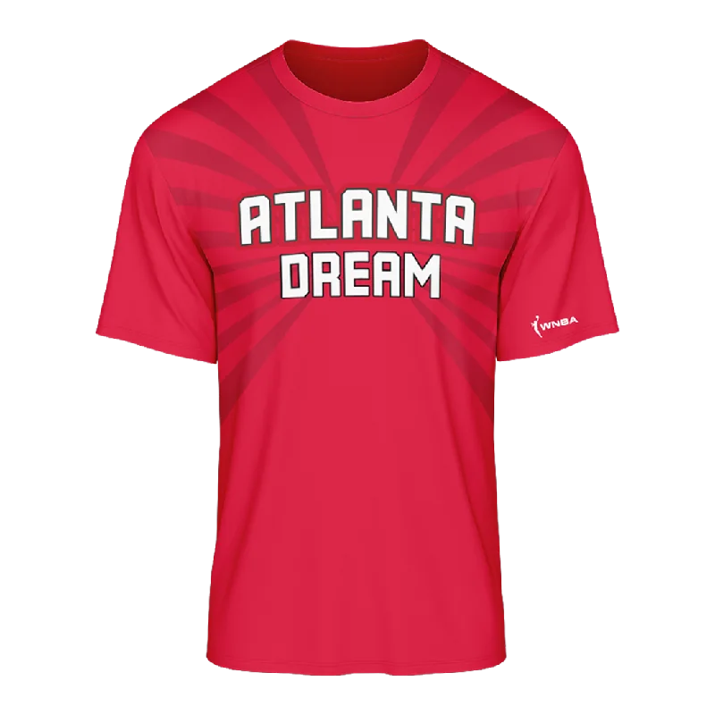 trendy velvet crop top for ladies -Atlanta Dream Explorer T-Shirt