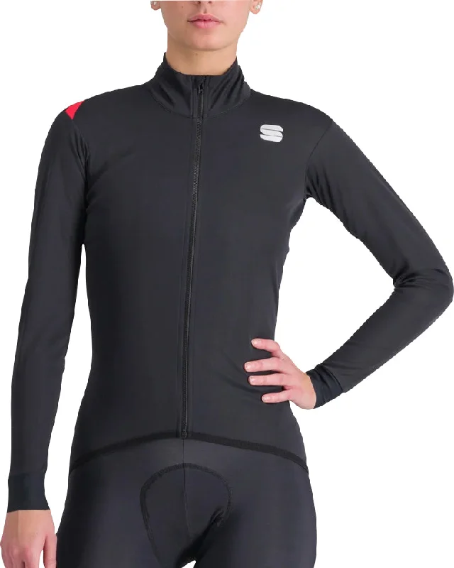 cozy oversized wrap coat for women -Sportful Fiandre Light NoRain Womens Cycling Jacket - Black