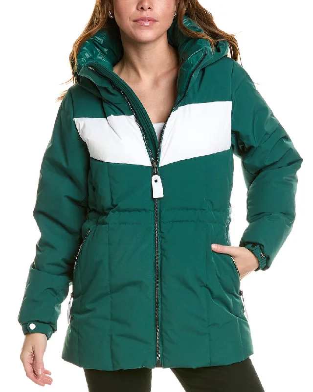 women's mid-length wool coat -Spyder Eastwood Long Down Jacket