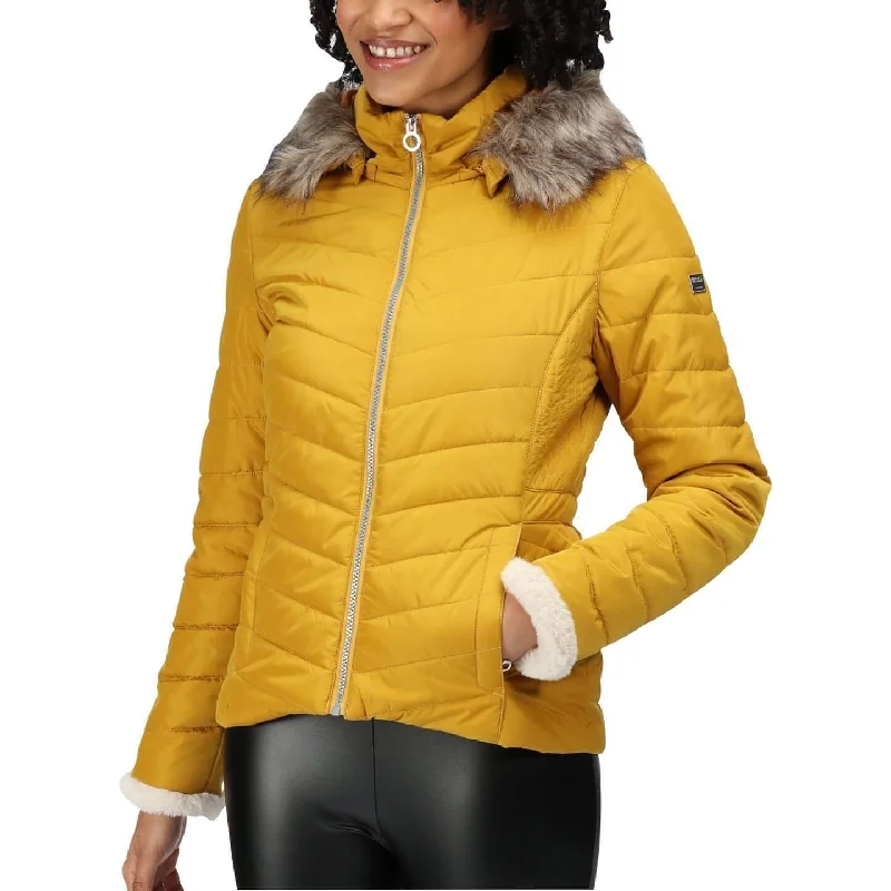 long elegant trench coat for women -Regatta Winslow Womens Insulated Jacket - Yellow