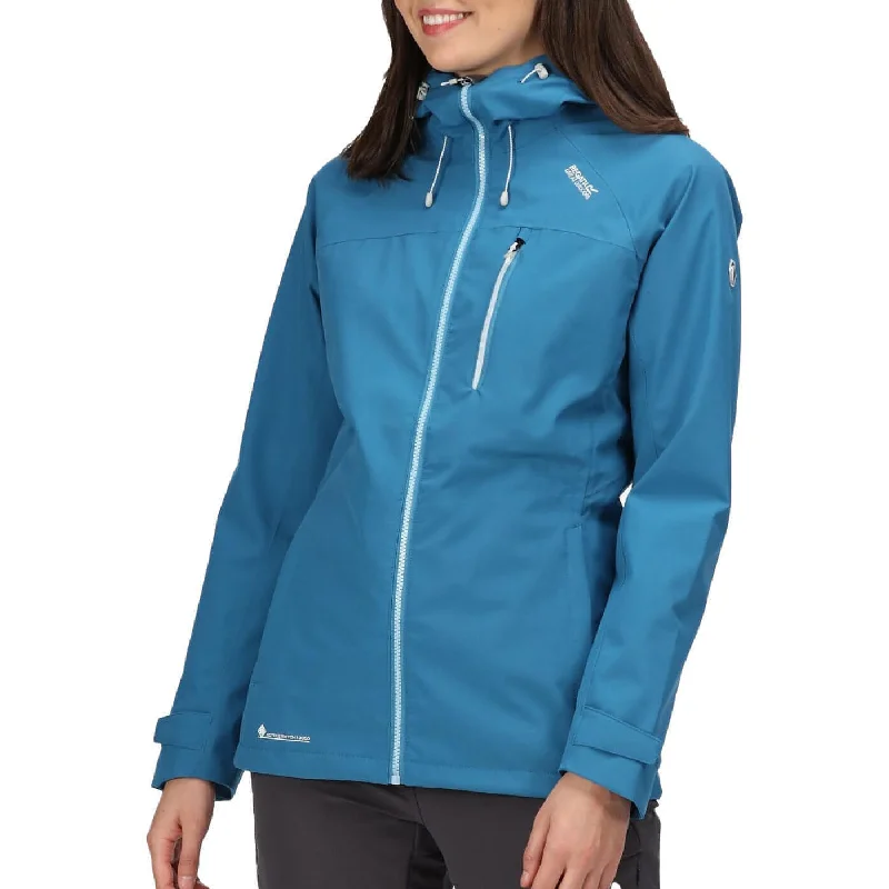 professional work blazer for women -Regatta Britedale Womens Waterproof Jacket - Blue