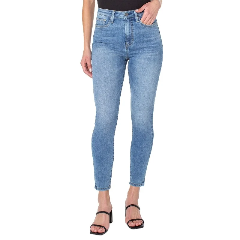 women's tapered mom jeans -Earnest Sewn Women's High Rise Skinny Jeans Blue Size 30