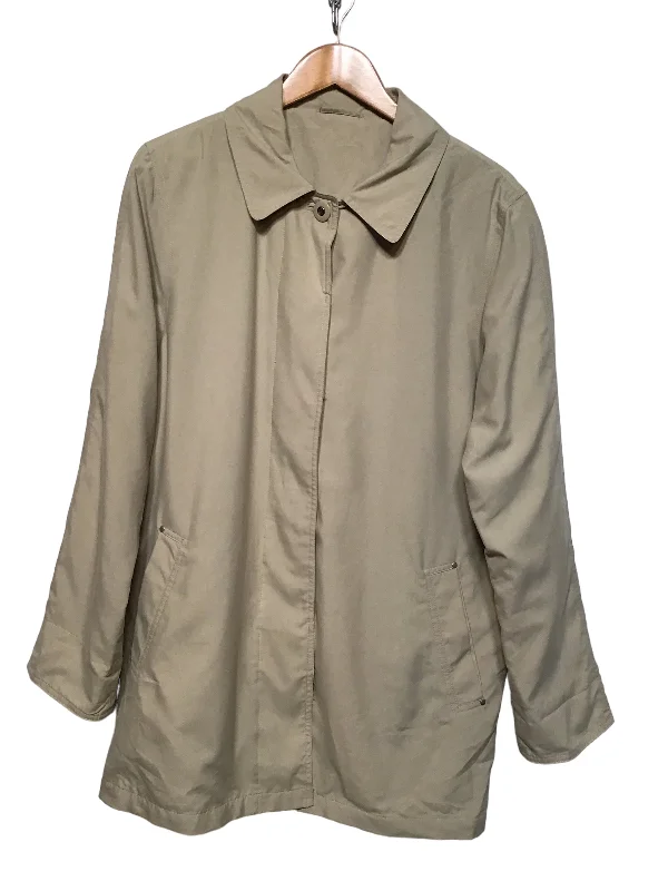 women's long trench coat -Beige Jacket (Size XXL)