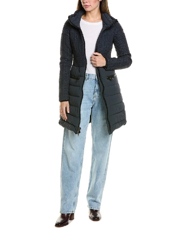 women's casual denim jacket -Post Card Porong Down Coat