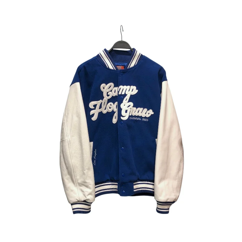 sporty track jacket for women -CAMP FLOG GNAW CARNIVAL/Baseball Jkt/XL/Polyester/BLU/2023