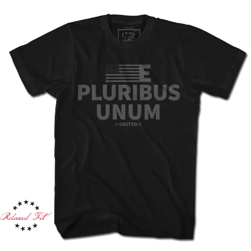 elegant chiffon tunic top for women -E Pluribus Unum - Blacked Out (LIMITED) - Women'sRelaxed Fit