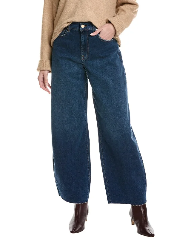 ladies' comfortable stretch jeans -7 For All Mankind Bonnie Long Beach Barrel Jean