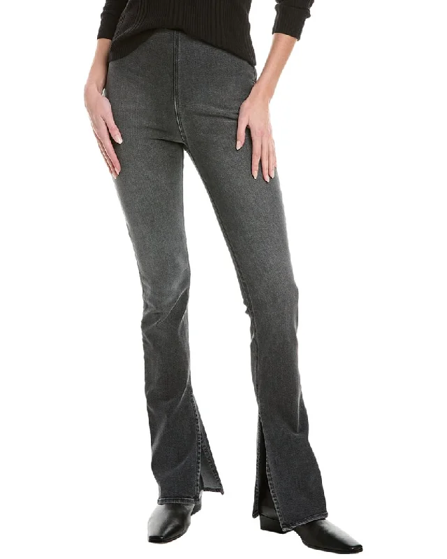 high-rise slim-fit jeans for women -EB DENIM Split Hem Jegging