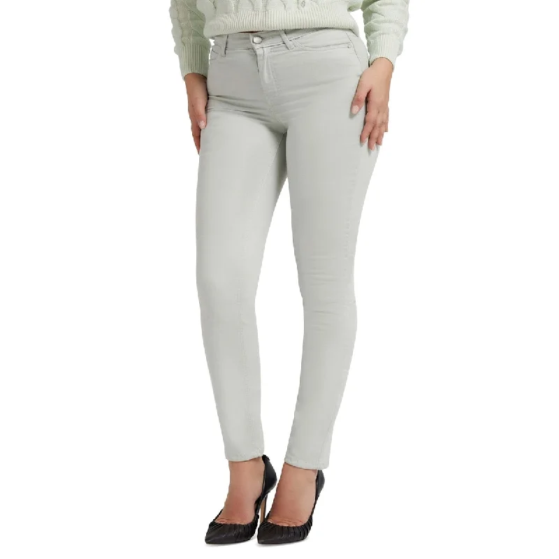 comfortable plus-size skinny jeans -GUESS Women's 1981 High Rise Skinny Jeans Green Size 24X29