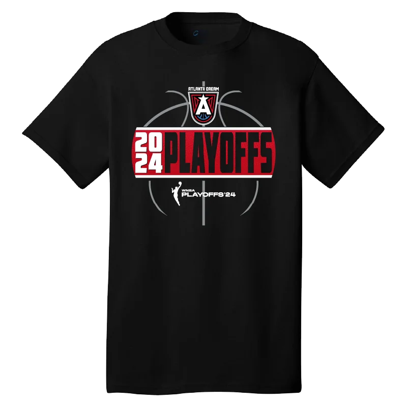 relaxed-fit linen shirt for women -2024 Atlanta Dream Playoffs T-Shirt