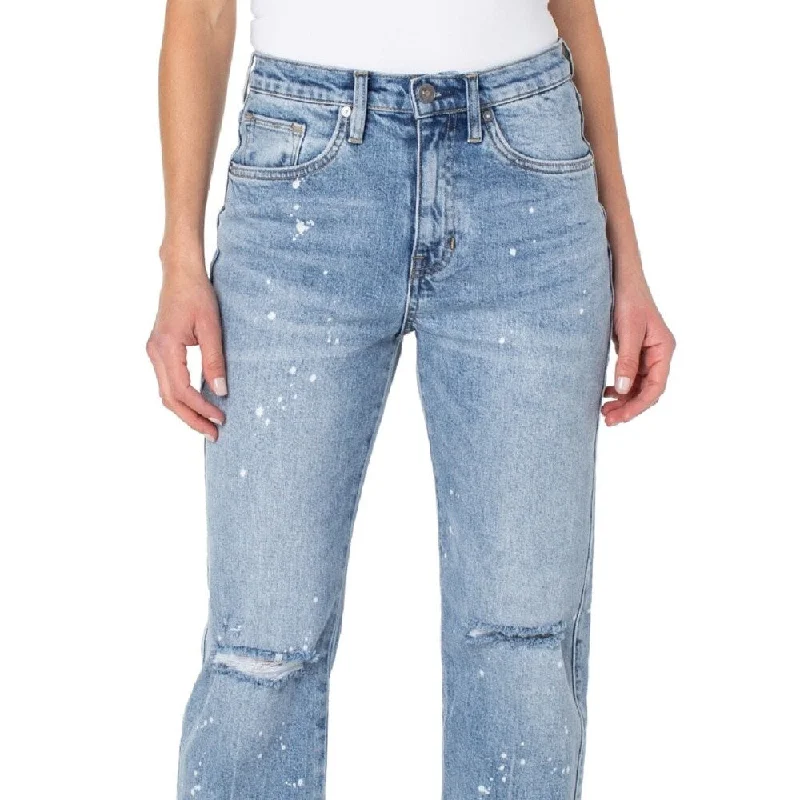 women's high-waisted skinny jeans -Earnest Sewn Women's High Rise Ankle Jeans Blue Size 33