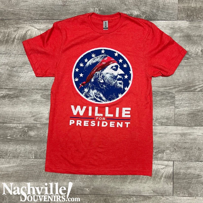 women's sleeveless tank top -Willie Nelson for President Tee