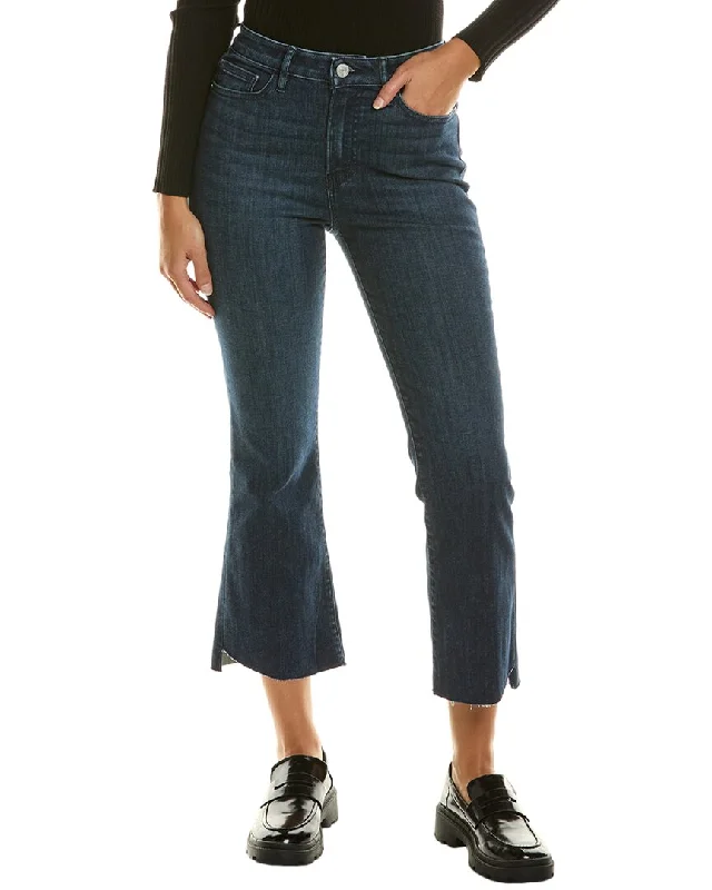 ladies' relaxed fit denim jeans -FRAME Denim Le Crop Mini Boot Jean