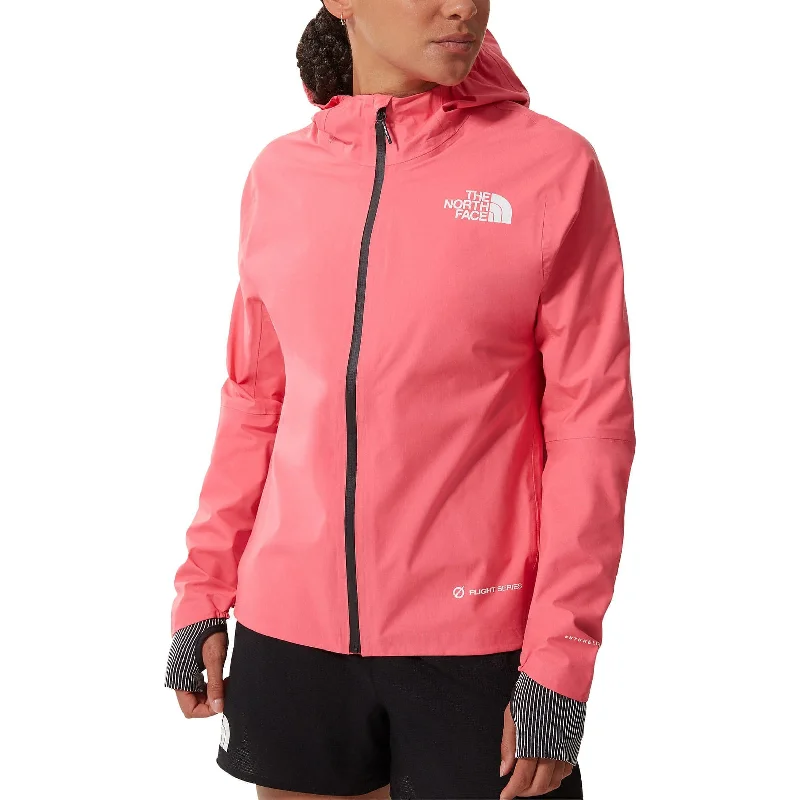 women's lightweight cargo jacket -The North Face Lightriser Futurelight Womens Running Jacket - Pink