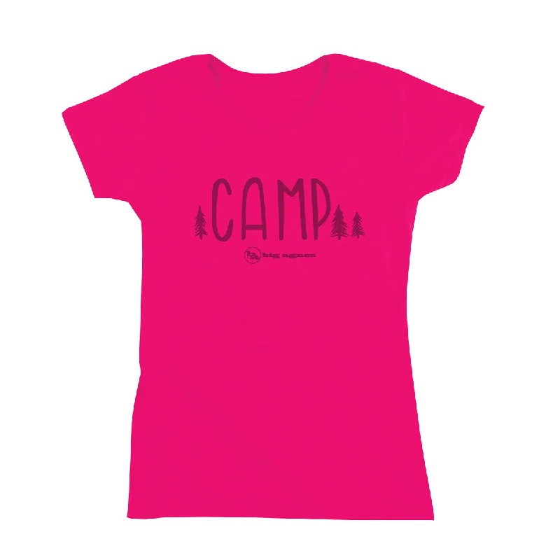 stylish halter neck top for ladies -Women's Camp T-Shirt