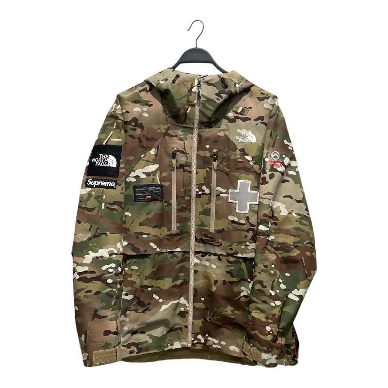 women's waterproof raincoat -Supreme/Mountain Parka/XL/Polyester/GRN/Camouflage/Supreme TNF NF0A7WUD