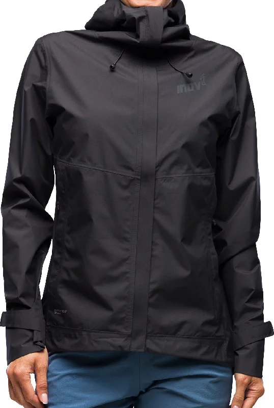 women's bohemian style kimono jacket -Inov8 Trailshell Womens Running Jacket - Black