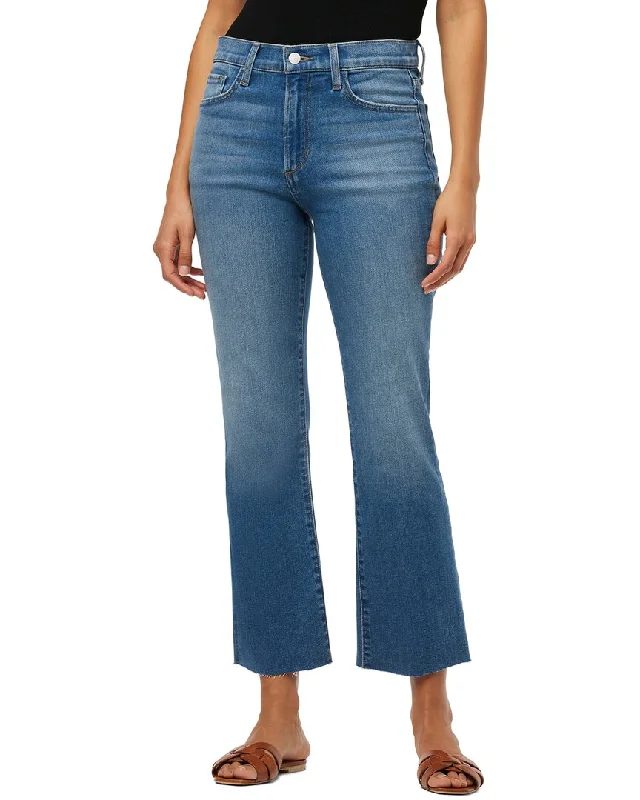 women's classic blue denim jeans -JOE'S Jeans The Callie Glimpse Cropped Bootcut Jean