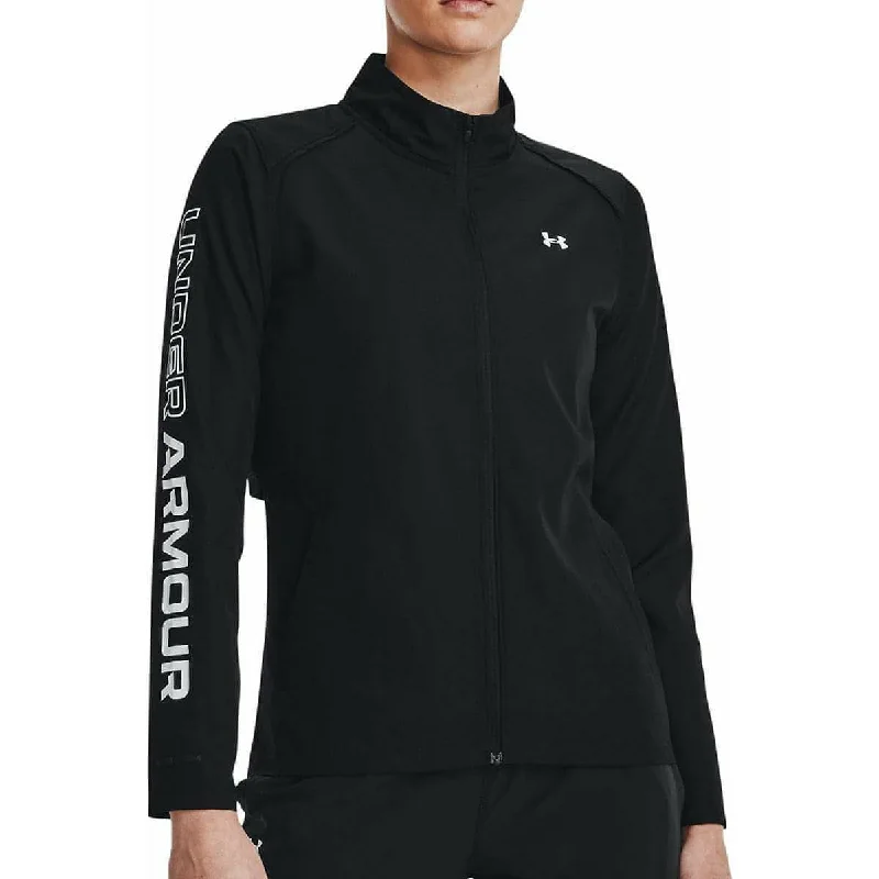 women's winter coat -Under Armour OutRun The Rain II Womens Running Jacket - Black