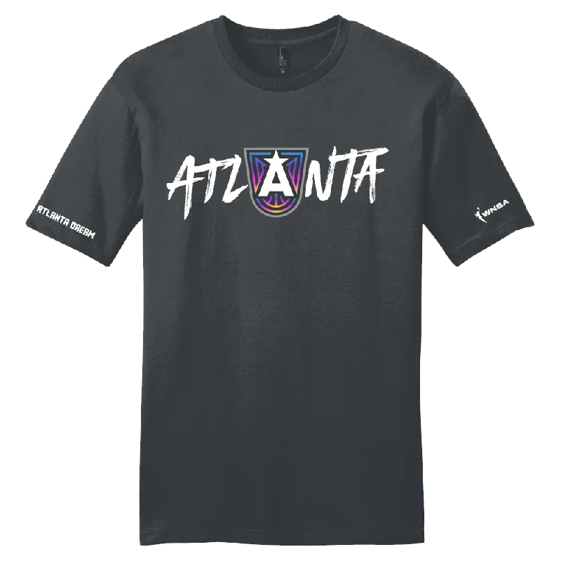 ladies' cold-shoulder top -Atlanta Dream Rebel Court Logo T-Shirt