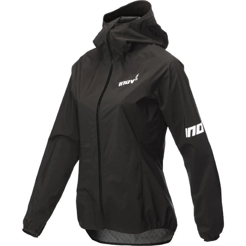 women's elegant cape coat -Inov8 Stormshell Waterproof Womens Running Jacket - Black