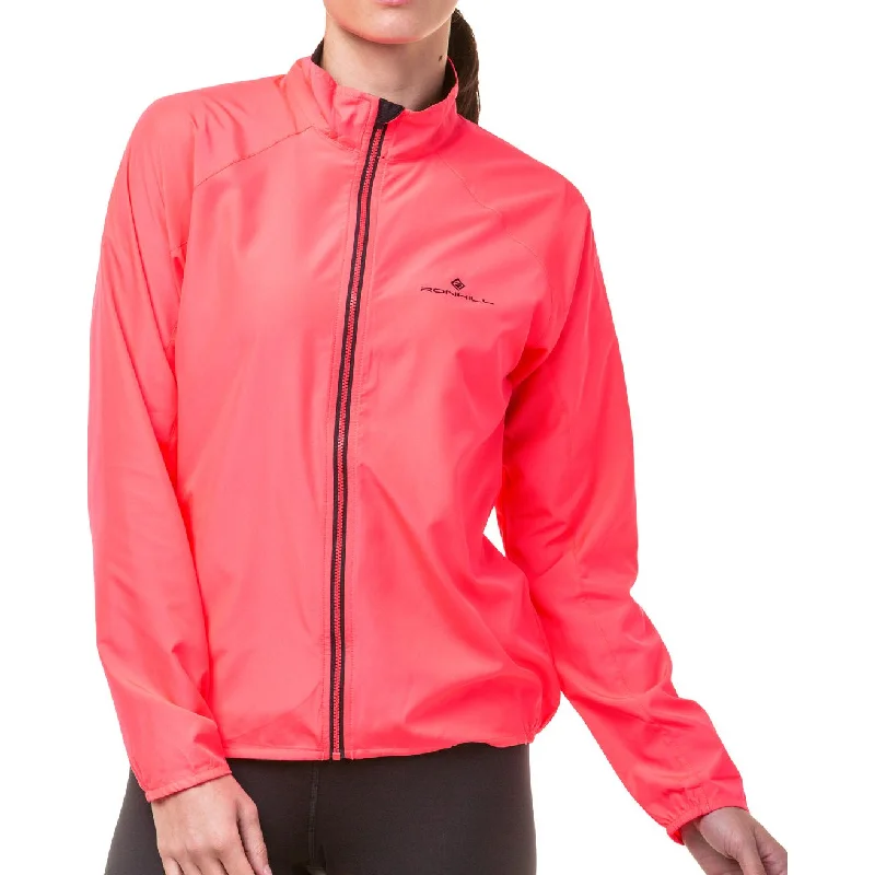 women's relaxed boyfriend blazer -Ronhill Core Womens Running Jacket - Pink