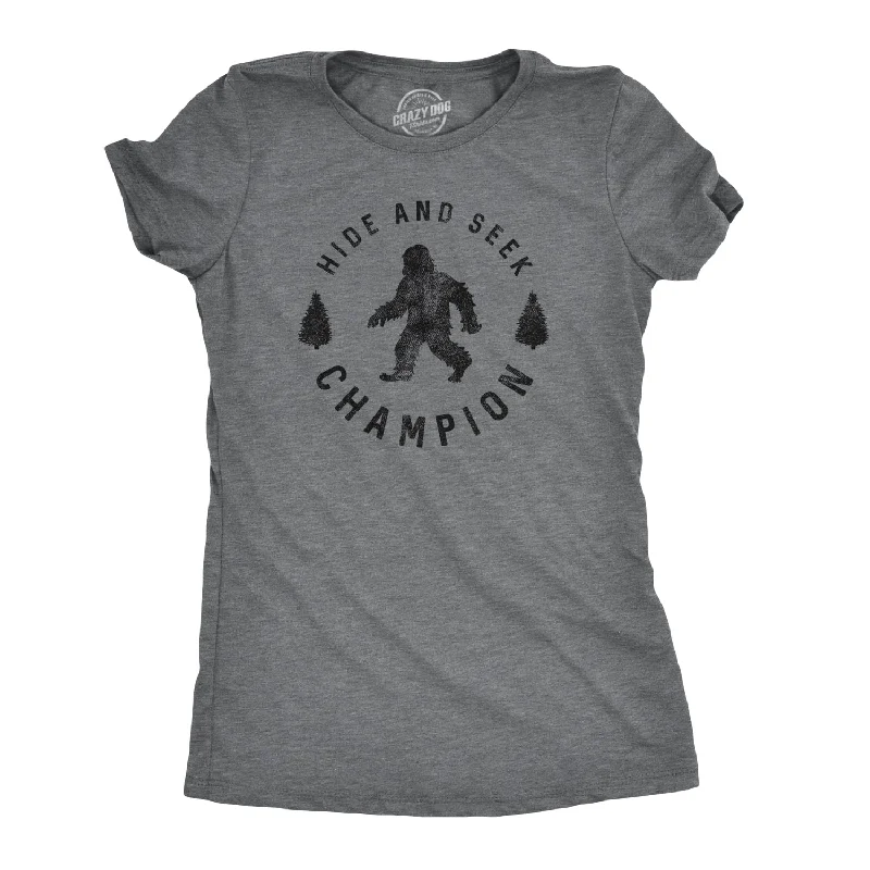 ladies' short sleeve top -Hide And Seek Champion Women's T Shirt