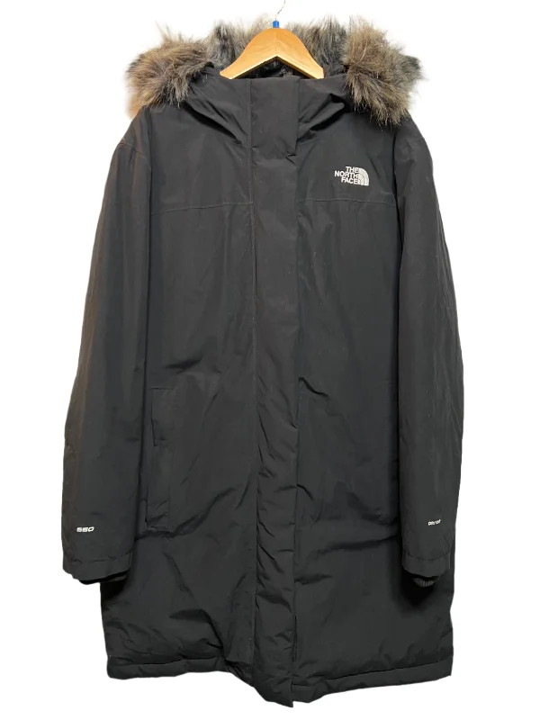 structured blazer jacket for women -The North Face Black Women's Parka Coat (Size XXL)