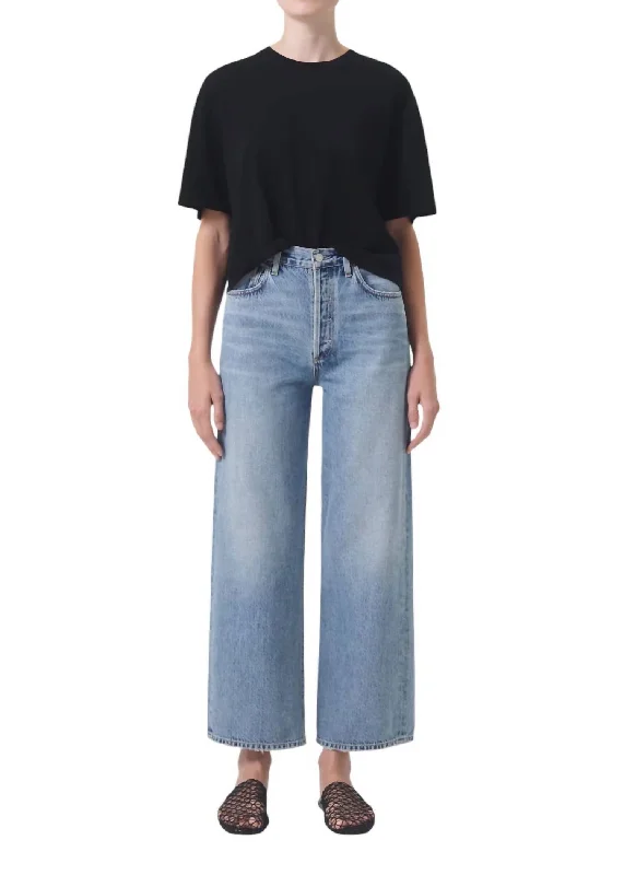 women's button-fly high-waisted jeans -Ren Jeans In Disclosure