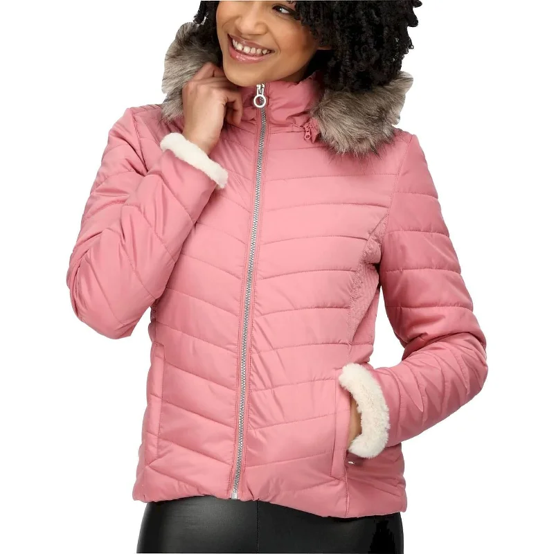 casual linen jacket for women -Regatta Winslow Womens Insulated Jacket - Pink