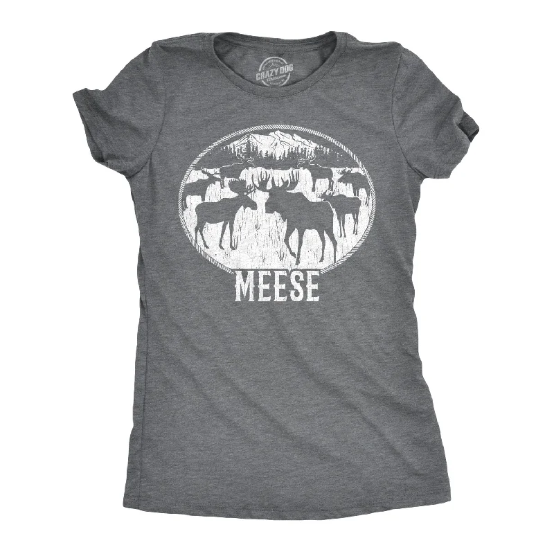 ladies' henley button t-shirt -Meese Women's T Shirt