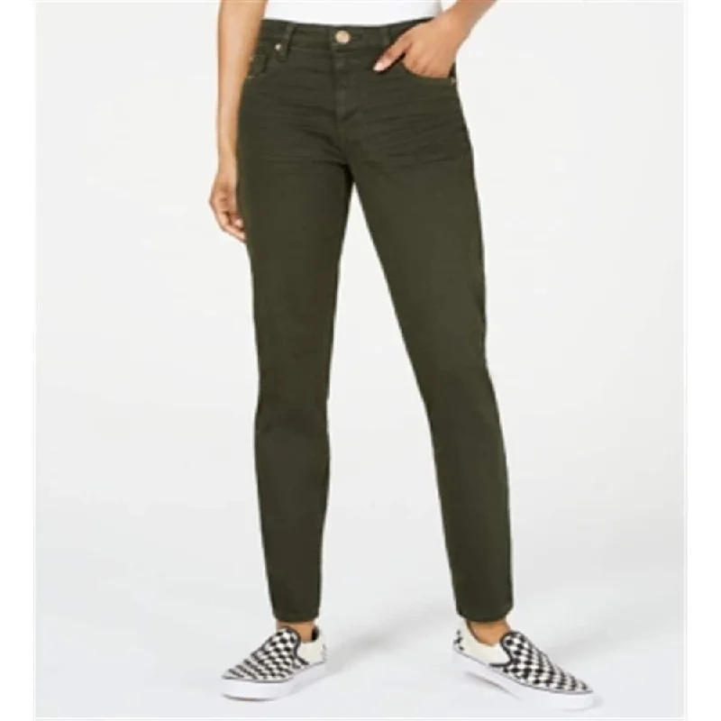 stylish black skinny jeans for women -STS Blue Women's Ellie High Rise Skinny Jeans Green Size 13 - 14