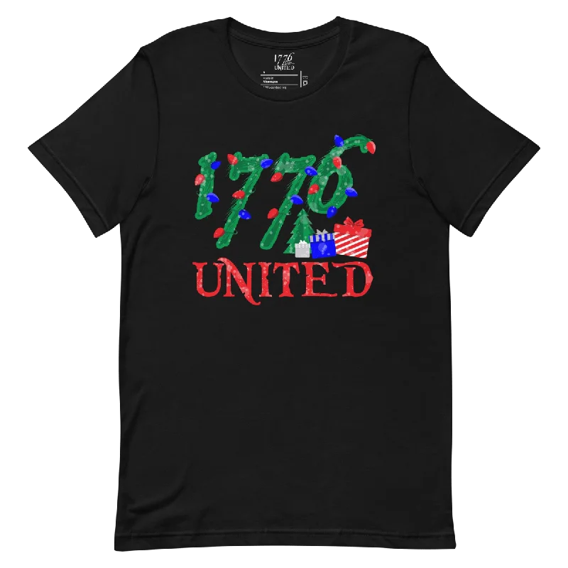 stylish ruffle blouse for women -1776 United® Christmas Logo Tee - Women's Relaxed Fit