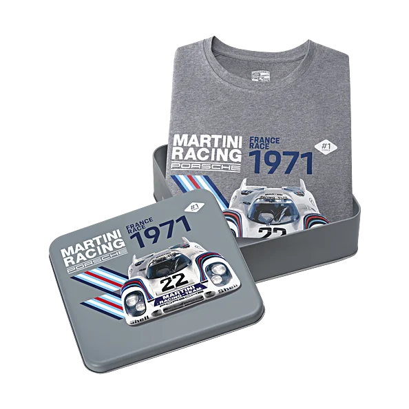 ladies' flowy chiffon blouse -Porsche Collectors T-Shirt (Unisex) 1971 No. 21 - Martini Racing