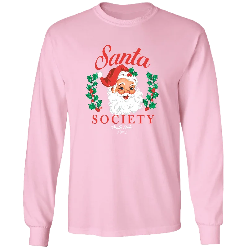 women's v-neck t-shirt -2705 Santa Society