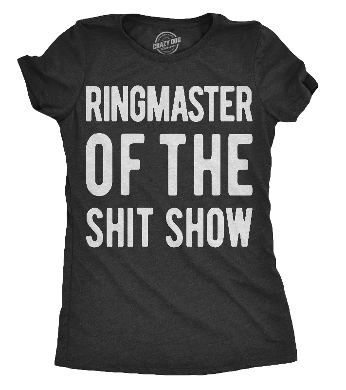 chic knitted vest top for ladies -Ringmaster Of The Shitshow Women's T Shirt