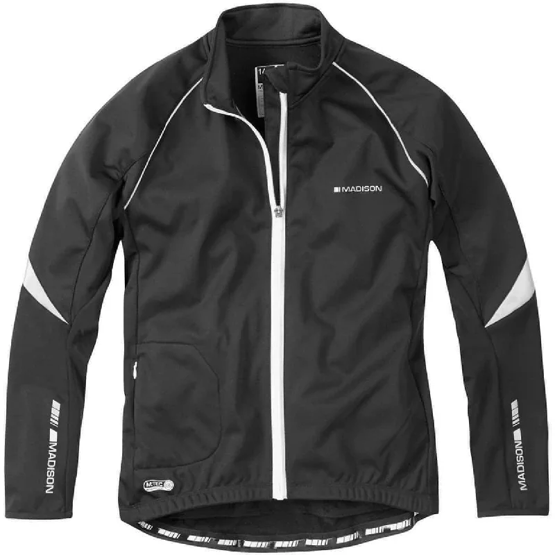 ladies' puffer jacket -Madison Sportive Softshell Womens Cycling Jacket - Black