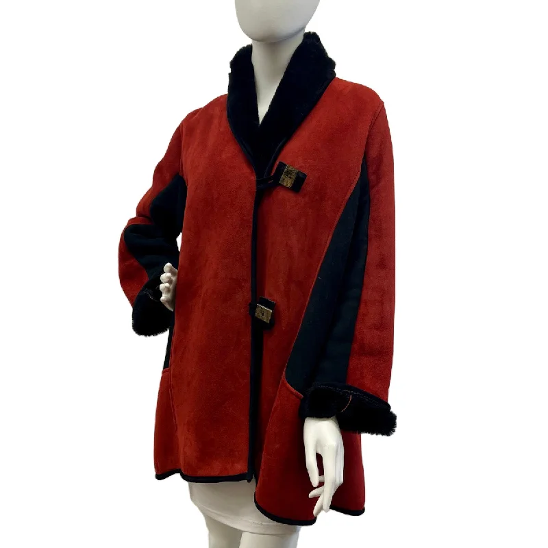 versatile casual coat for women -NW Shearling Coat