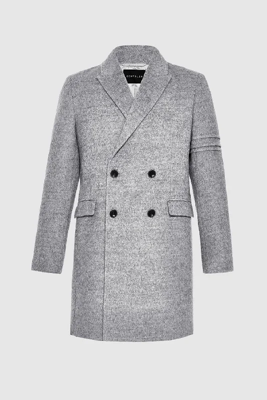 women's travel-friendly jacket -Baby Alpaca Double Breasted Overcoat